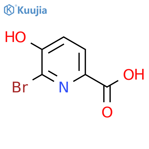 6-Bromo-5-hydroxypicolinic acid structure