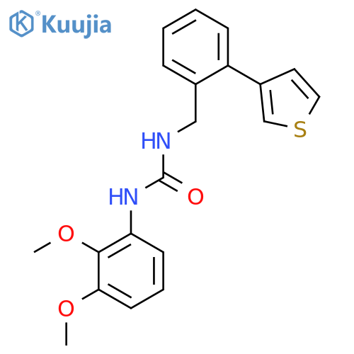 N-(2,3-Dimethoxyphenyl)-N′-[[2-(3-thienyl)phenyl]methyl]urea structure