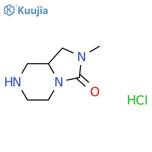 2-methyl-octahydroimidazo[1,5-a]pyrazin-3-one hydrochloride structure