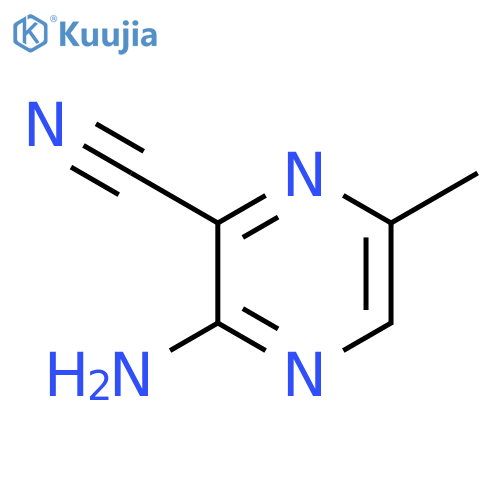 3-Amino-6-methylpyrazine-2-carbonitrile structure