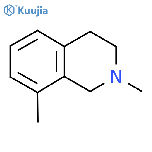 2,8-Dimethyl-1,2,3,4-tetrahydroisoquinoline structure