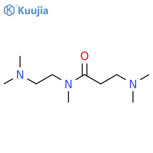 3-(dimethylamino)-N-[2-(dimethylamino)ethyl]-N-methylpropanamide structure