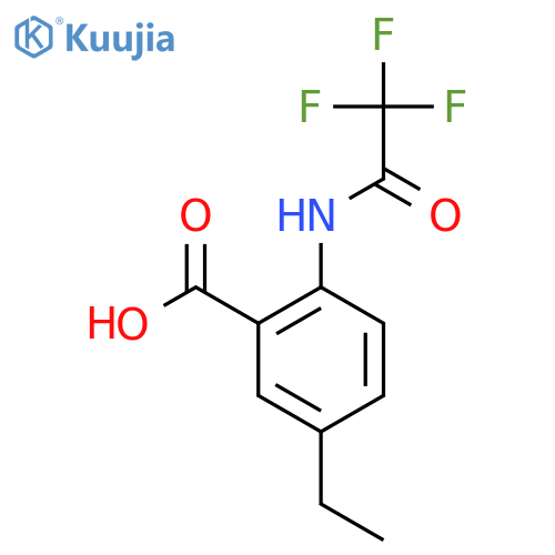 5-Ethyl-2-(trifluoroacetamido)benzoic acid structure
