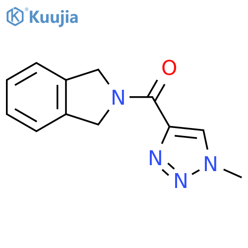 2-(1-methyl-1H-1,2,3-triazole-4-carbonyl)-2,3-dihydro-1H-isoindole structure