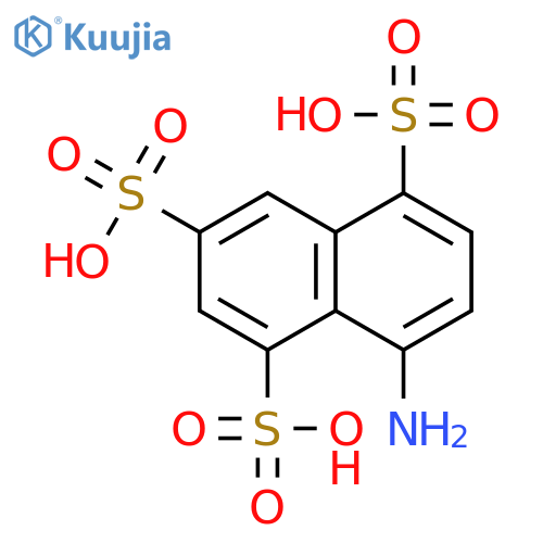 8-Aminonaphthalene-1,3,5-trisulfonic acid structure