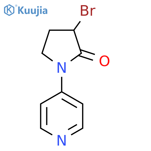 3-Bromo-1-pyridin-4-ylpyrrolidin-2-one structure
