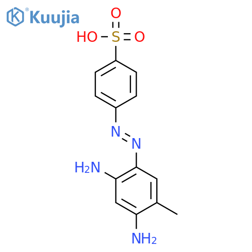 Benzenesulfonic acid,4-[2-(2,4-diamino-5-methylphenyl)diazenyl]- structure