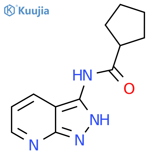 N-(2H-Pyrazolo[3,4-b]pyridin-3-yl)cyclopentanecarboxamide structure