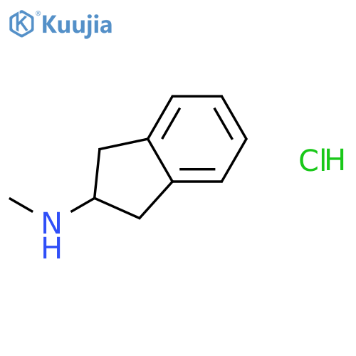 (2,3-dihydro-1H-inden-2-yl)methanamine hydrochloride structure