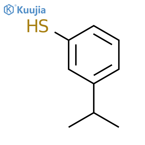 Benzenethiol,3-(1-methylethyl)- structure