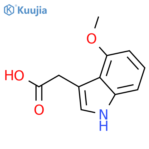 2-(4-Methoxy-1H-indol-3-yl)acetic Acid structure