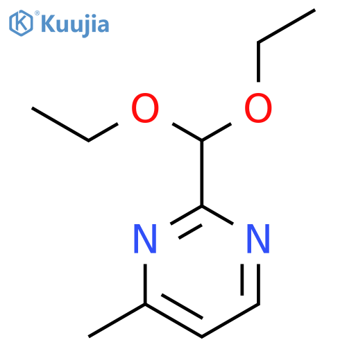 Pyrimidine, 2-(diethoxymethyl)-4-methyl- structure
