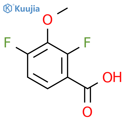 2,4-Difluoro-3-methoxybenzoic acid structure