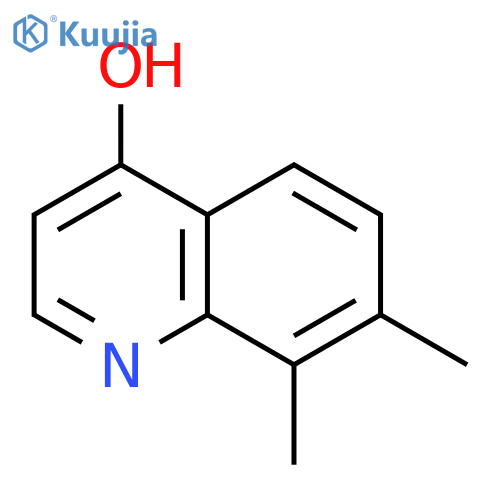 7,8-Dimethyl-4-hydroxyquinoline structure