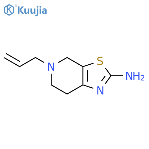 5-Allyl-4,5,6,7-tetrahydrothiazolo[5,4-c]pyridin-2-amine structure