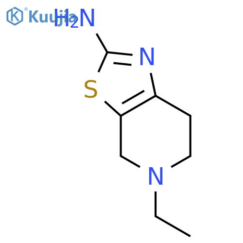 5-ethyl-4H,5H,6H,7H-[1,3]thiazolo[5,4-c]pyridin-2-amine structure