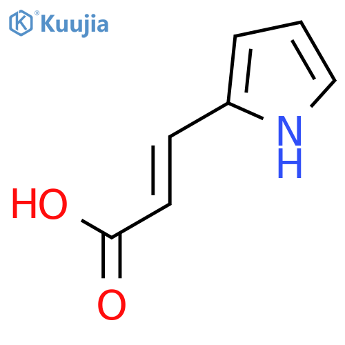 (2E)-3-(1H-pyrrol-2-yl)prop-2-enoic acid structure