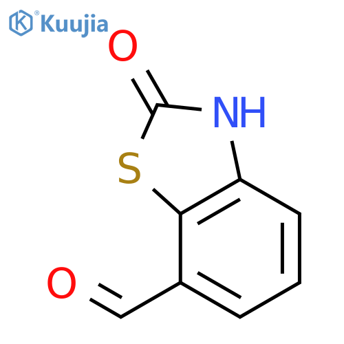 7-Benzothiazolecarboxaldehyde,2,3-dihydro-2-oxo- structure