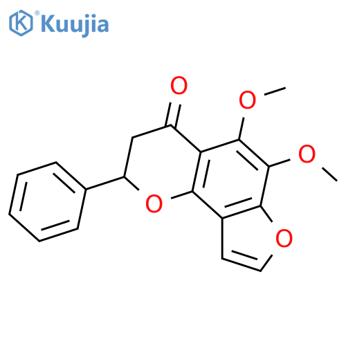 2,3-Dihydro-3,5,6-trimethoxy-2-phenyl-4H-furo[2,3-h]-1-benzopyran-4-one; (2R,3R)-form, 3-Demethoxy structure