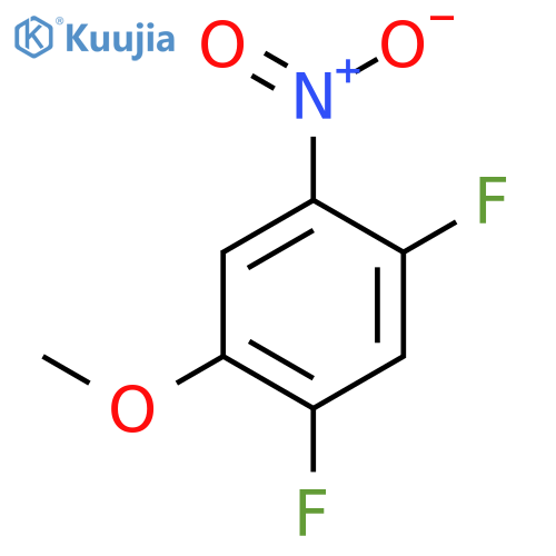 1,5-Difluoro-2-methoxy-4-nitrobenzene structure