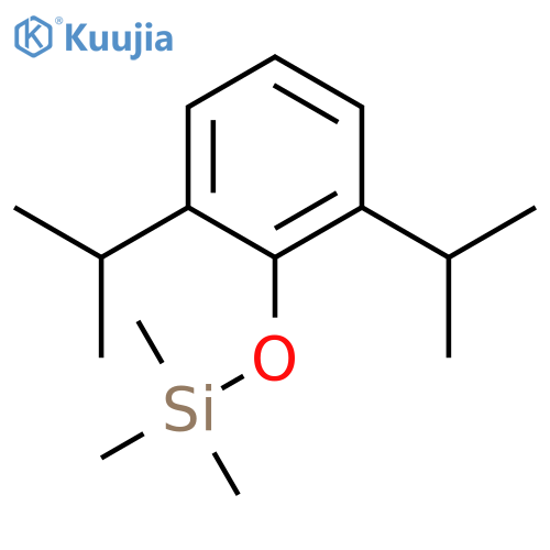 Silane, [2,6-bis(1-methylethyl)phenoxy]trimethyl- structure