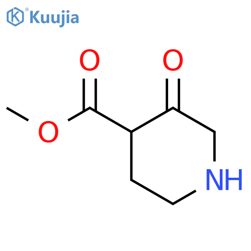Methyl 3-oxopiperidine-4-carboxylate structure