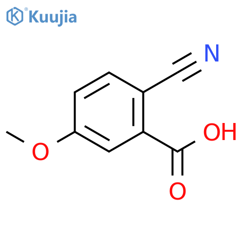 2-Cyano-5-methoxybenzoic acid structure