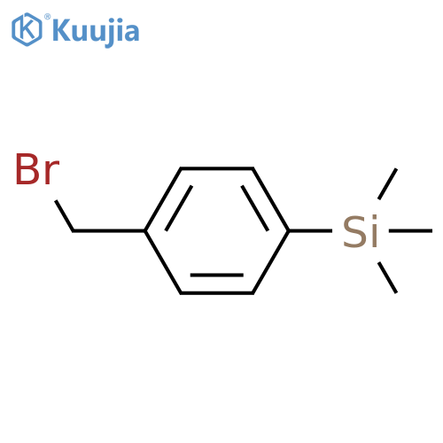 4-(Bromomethyl)phenyltrimethylsilane structure