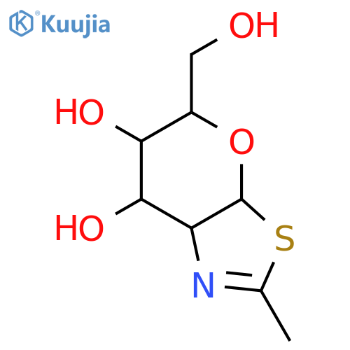 3a,6,7,7a-Tetrahydro-5-(hydroxymethyl)-2-methyl-(3aR,5R,6S,7R,7aR)-5H-pyrano3,2-dthiazole-6,7-diol structure