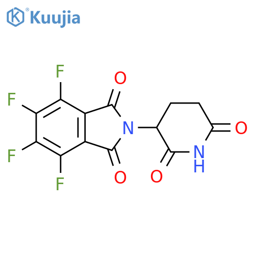 2-(2,6-Dioxo-piperidin-3-yl)-4,5,6,7-tetrafluoro-isoindole-1,3-dione structure