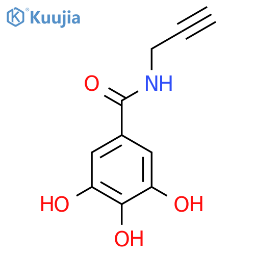 3,4,5-Trihydroxy-N-2-propyn-1-ylbenzamide structure