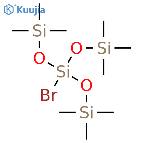 Trisiloxane, 3-bromo-1,1,1,5,5,5-hexamethyl-3-[(trimethylsilyl)oxy]- structure