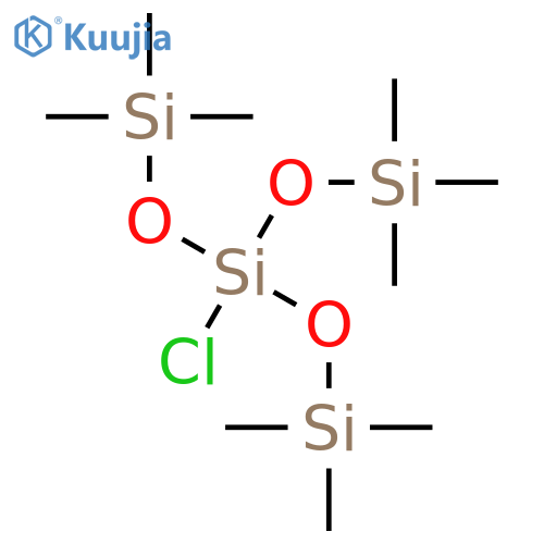 3-Chloro-1,1,1,5,5,5-hexamethyl-3-((trimethylsilyl)oxy)trisiloxane structure