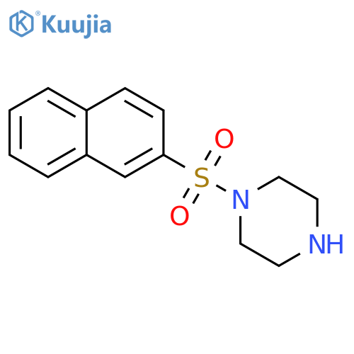 1-(naphthalene-2-sulfonyl)piperazine structure