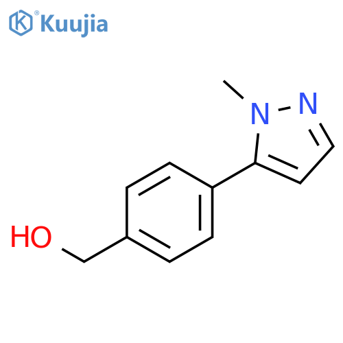 (4-(1-Methyl-1H-pyrazol-5-yl)phenyl)methanol structure