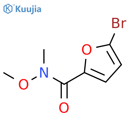 5-Bromo-N-methoxy-N-methyl-2-furamide structure