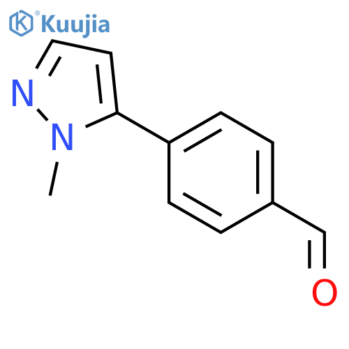 4-(1-Methyl-1H-pyrazol-5-yl)benzaldehyde structure