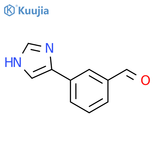3-(1H-imidazol-5-yl)benzaldehyde structure