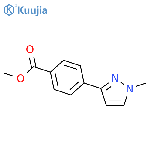 Methyl 4-(1-methyl-1H-pyrazol-3-yl)benzoate structure