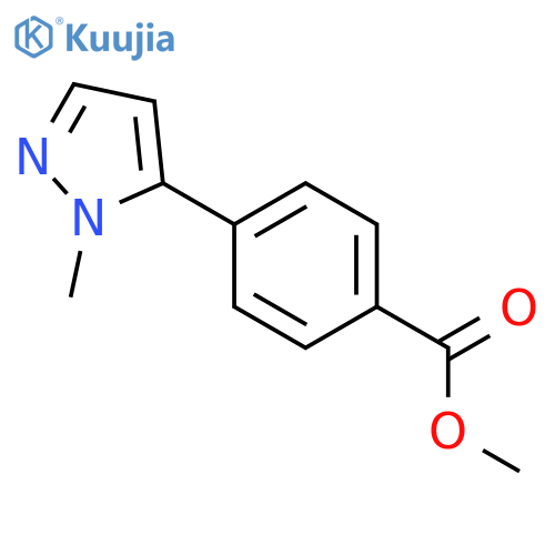 Methyl 4-(1-methyl-1H-pyrazol-5-yl)benzoate structure