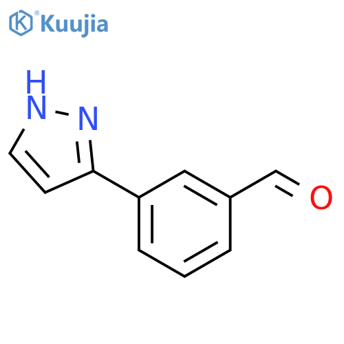 3-(1H-Pyrazol-3-yl)benzaldehyde structure