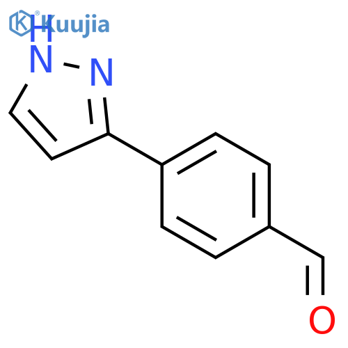 4-(1H-Pyrazol-3-yl)benzaldehyde structure