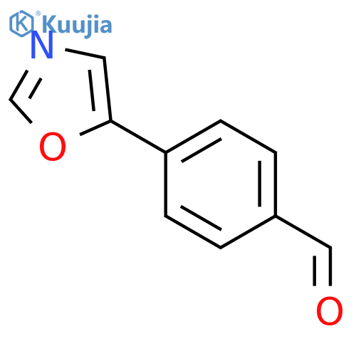 4-(1,3-oxazol-5-yl)benzaldehyde structure
