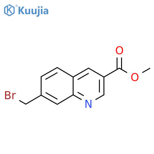 Methyl 7-(bromomethyl)quinoline-3-carboxylate structure