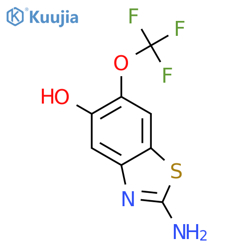 5-Benzothiazolol, 2-amino-6-(trifluoromethoxy)- structure