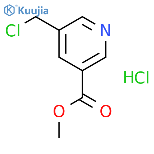 Methyl 5-(chloromethyl)nicotinate hydrochloride structure