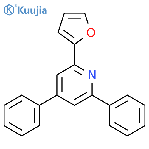 Pyridine, 2-(2-furanyl)-4,6-diphenyl- structure