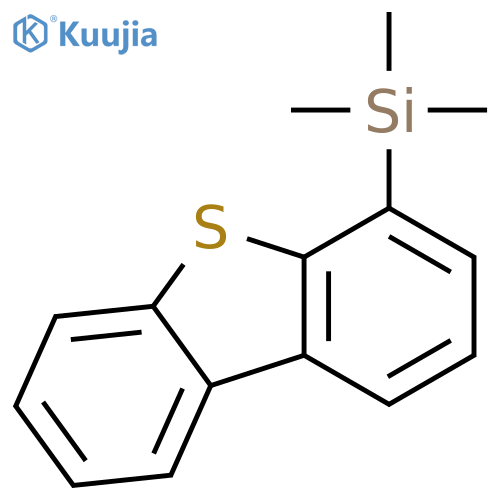 Silane, 4-dibenzothienyltrimethyl- structure