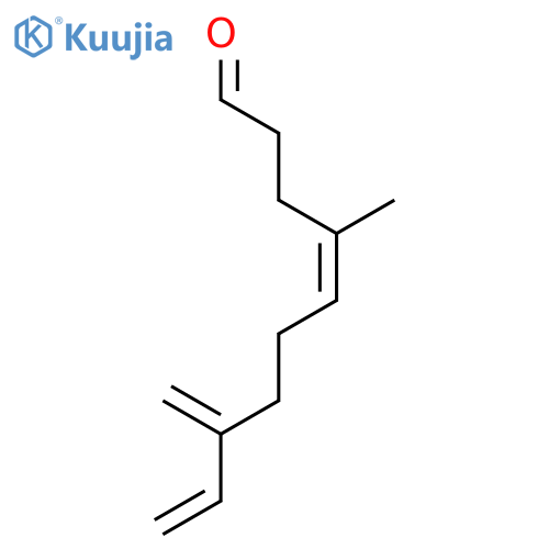(4E)-4-Methyl-8-methylene-4,9-decadienal structure