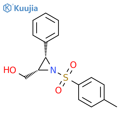 2-Aziridinemethanol, 1-[(4-methylphenyl)sulfonyl]-3-phenyl-, (2S-cis)- structure